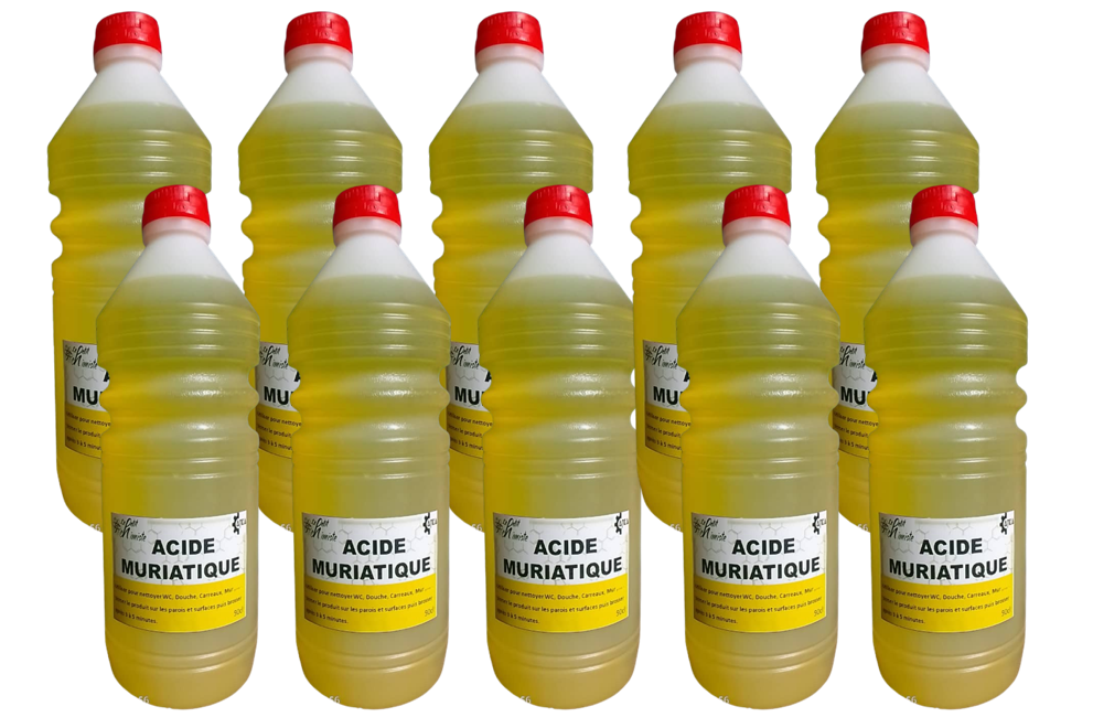 ANCA - Acide Muriatique 1L X 10 Pcs - Achagros